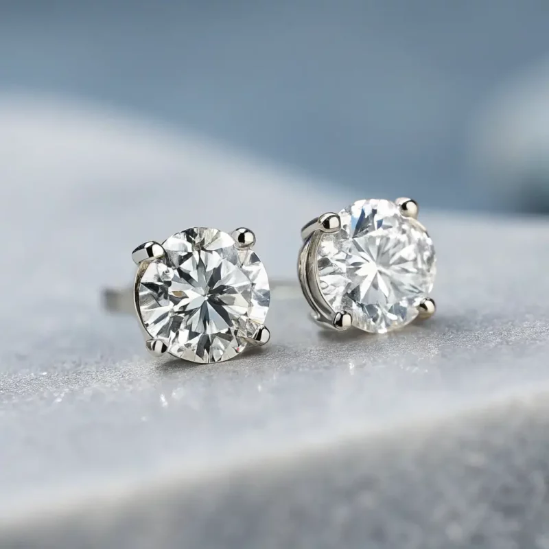 Classic Imitation Diamond Earrings